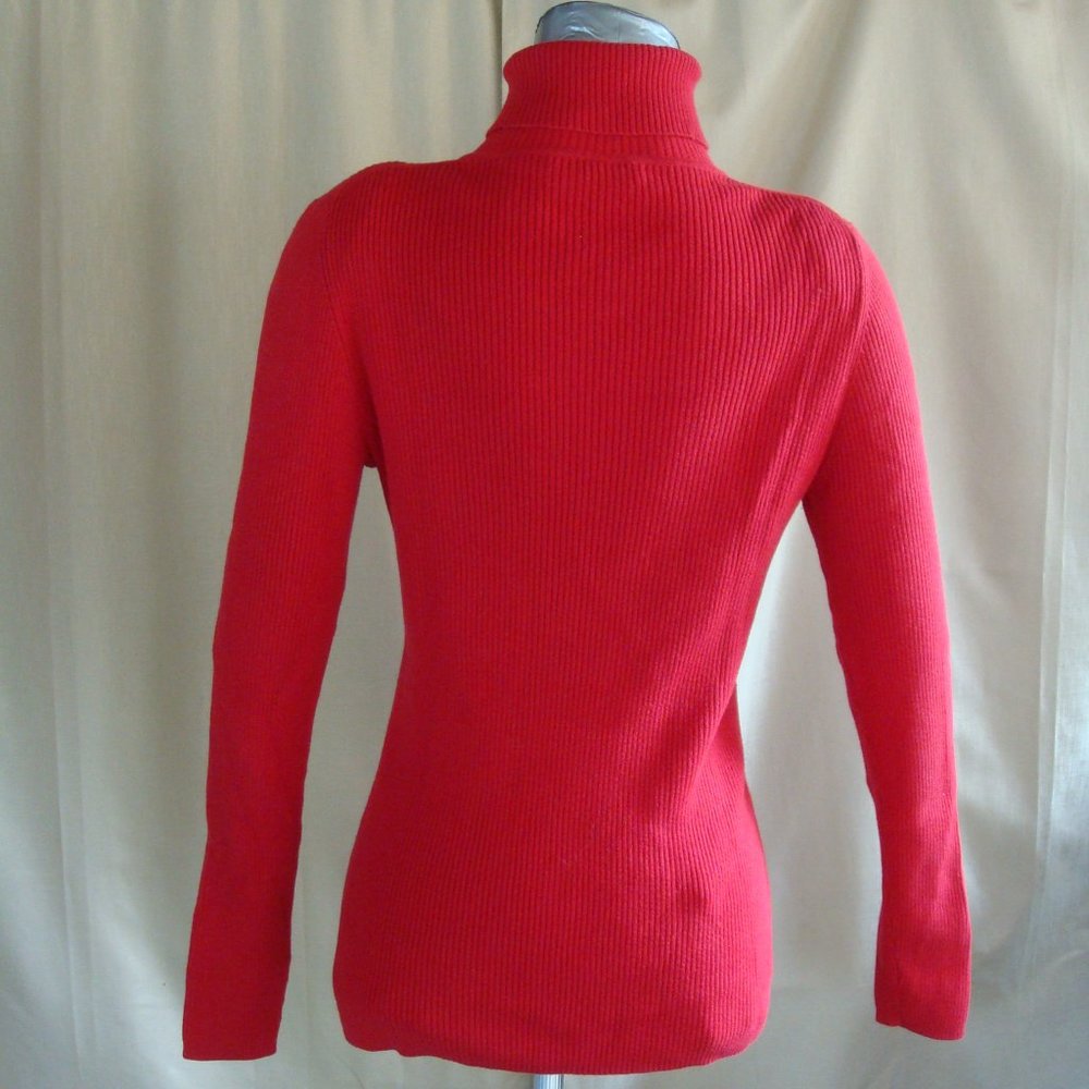 Moda Rib Knit Turtleneck Sweater - Picture 2 of 2